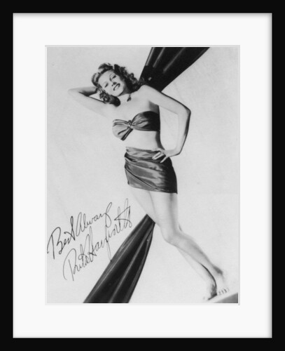 Rita Hayworth (1918-1987), American actress by Anonymous