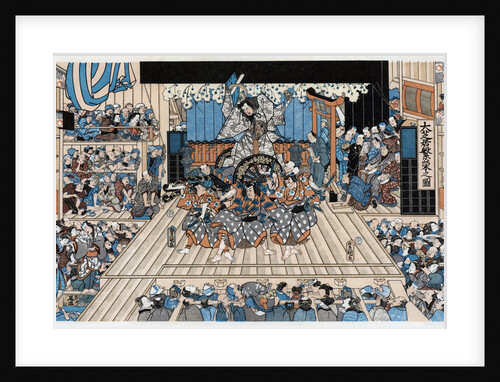 Japanese theatre scene by Anonymous