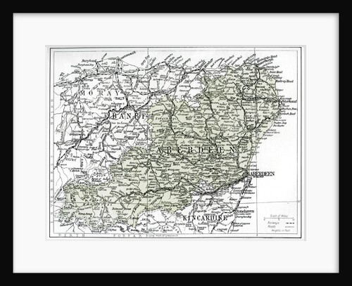 Map of Aberdeenshire by Anonymous