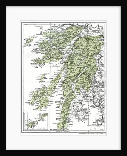 Map of Argyllshire by Anonymous
