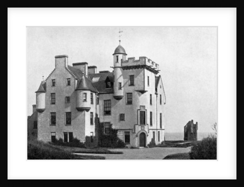 Keiss Castle, Caithness, Scotland by Valentine & Sons