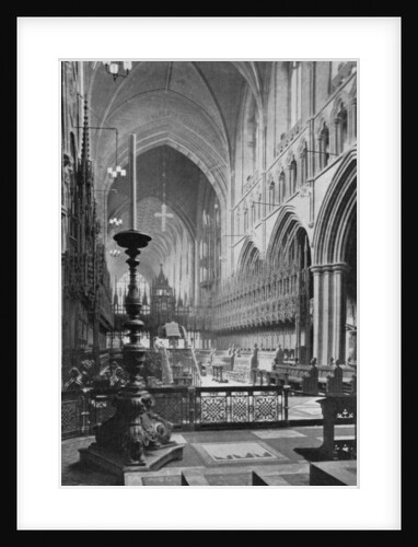 The choir, Chester Cathedral, Cheshire by Anonymous