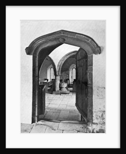 Entrance to the chapel, Haddon Hall, Derbyshire by Anonymous