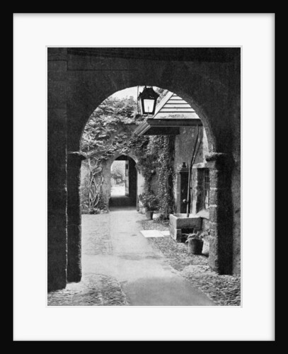 Old court in the precincts of Exeter Cathedral, Devon by E Bastard