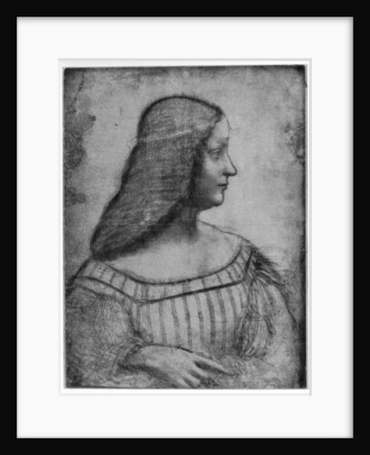Portrait of Isabella d'Este by Leonardo Da Vinci