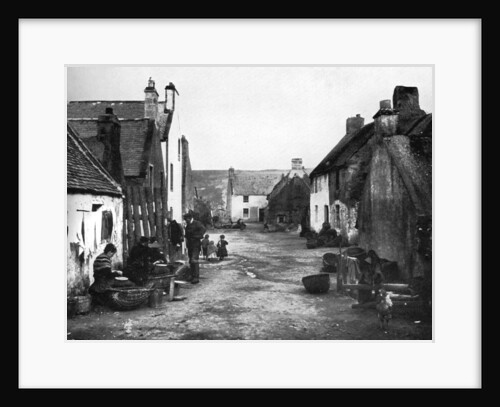 In the fishertown, Cromarty, Scotland by Valentine & Sons