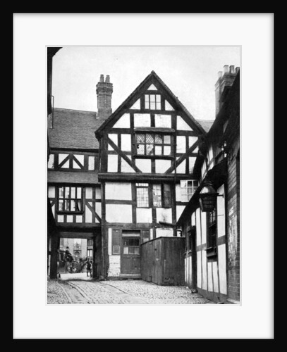 Courtyard of the Unicorn Inn, Shrewsbury, Shropshire, England by Herbert Felton