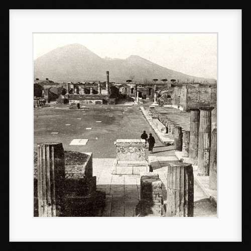 The forum of Pompeii, Italy by Anonymous