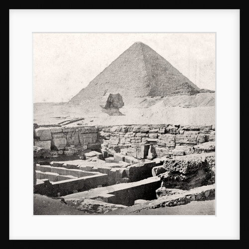 The Sphinx and the Great Pyramid, Egypt by Anonymous