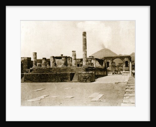 Tempio di Giove, Pompeii, Italy by Anonymous