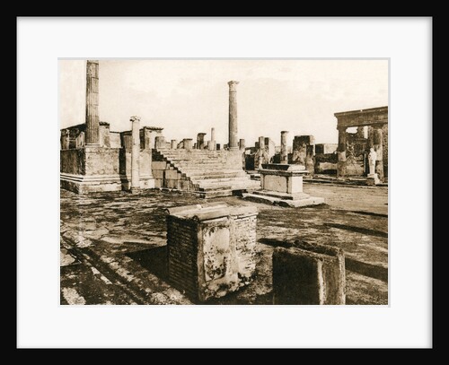 Tempio di Giove, Pompeii, Italy by Anonymous