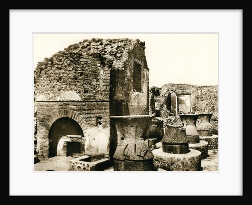 The bakery and mill, Pompeii, Italy by Anonymous