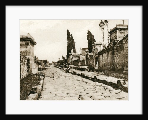 Via delle Tombe, Pompeii, Italy by Anonymous