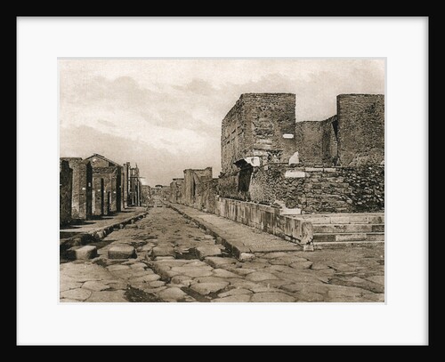 Tempio della Fortuna, Pompeii, Italy by Anonymous