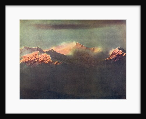 Last Rays of Light on Kinchenjunga by Anonymous