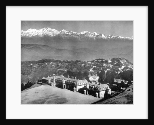 The Snow Range and Darjeeling from above St Paul's School, West Bengal, India by Anonymous