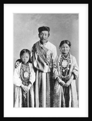 A portrait of Lepchas, West Bengal, India by Anonymous