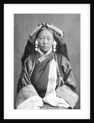 A Tibetan woman by Anonymous