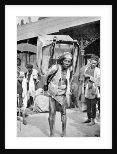 A labourer carrying tea, Darjeeling, West Bengal, India by Anonymous