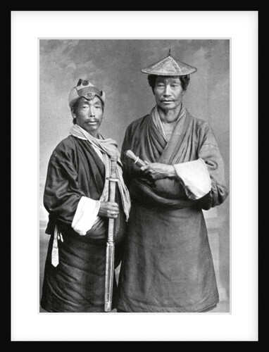 Two Sikkimese men by Anonymous