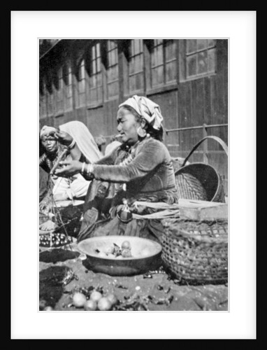 A bazaar in Darjeeling, West Bengal, India by Anonymous