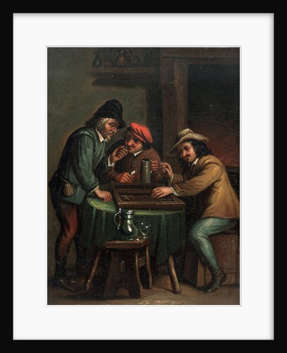 Backgammon Players by Anonymous