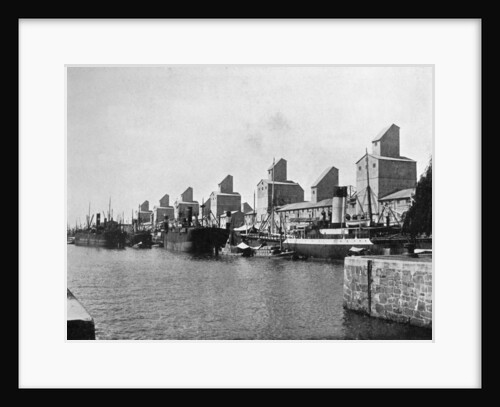 No 2 Dock and grain elevators, Buenos Aires, Argentina by Anonymous