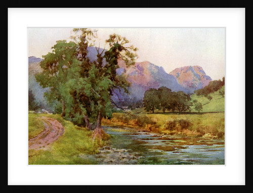 Yewdale Crags, Coniston, Cumbria by Cuthbert Rigby