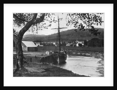 The harbour, Gatehouse of Fleet, Dumfries and Galloway, Scotland by Valentine & Sons