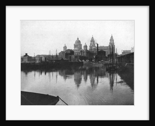 Canning Dock, Liverpool by Valentine & Sons
