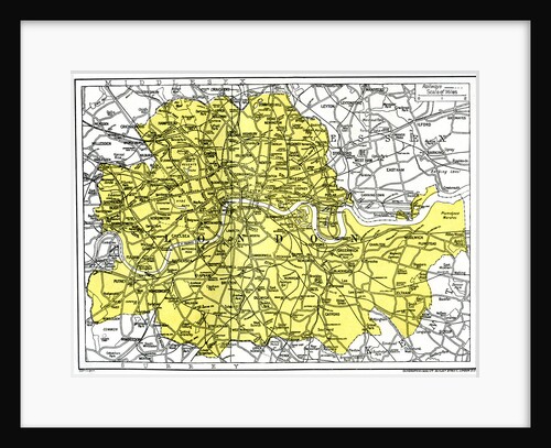 Map of London by Anonymous