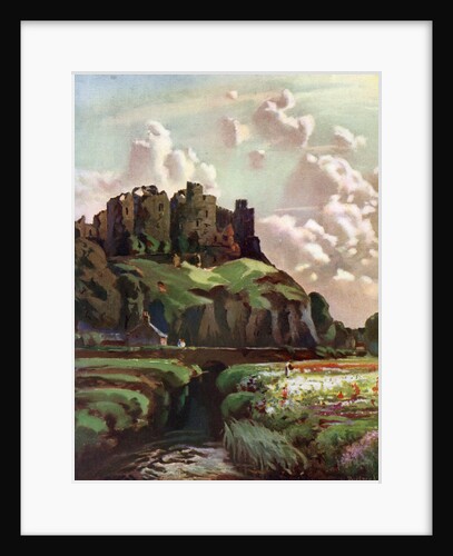 Harlech Castle, Merionethshire, Wales by Louis Burleigh Bruhl