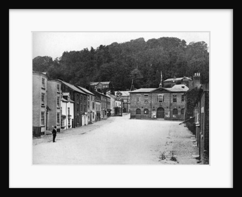 A street in Montgomery, Wales by E Bastard