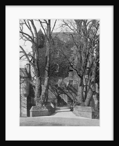 Drawbridge, Cawdor Castle, Scotland by Valentine & Sons