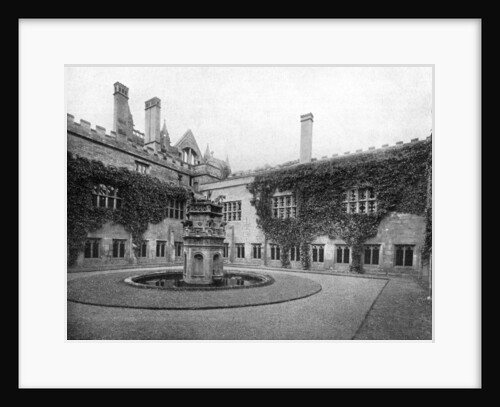 The cloisters, Newstead Abbey, Nottinghamshire by Valentine & Sons