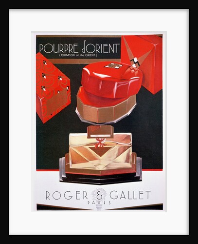 Advert for Pourpre d'Orient (Crimson of the Orient), perfume by Roger and Gallet by Anonymous