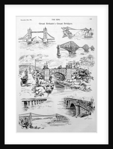 'Great Britain's Great Bridges', advert for Owbridge Lung Tonic by Anonymous