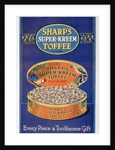 Advert for Sharp's Super-Kreem Toffee by Anonymous