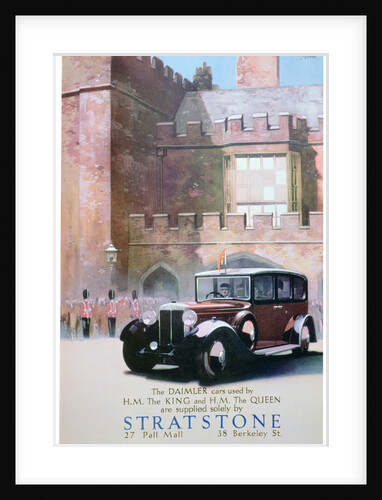 Advert for Stratstone car retailers by Anonymous
