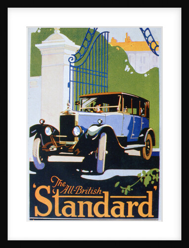 Advert for Standard motor cars by Anonymous