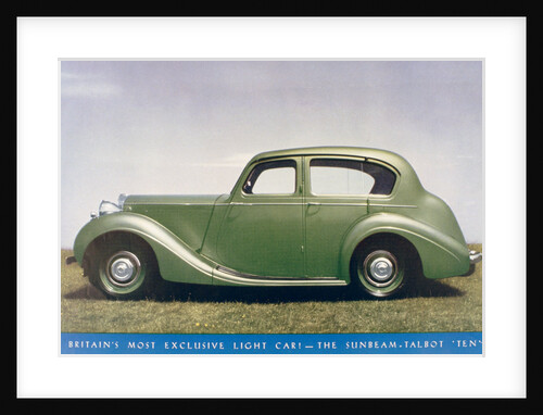 Sunbeam Talbot 'Ten' motor car by Anonymous