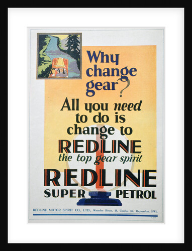 Red Line petrol advert by Anonymous