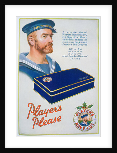 Advert for Player's Navy Cut cigarettes by Anonymous