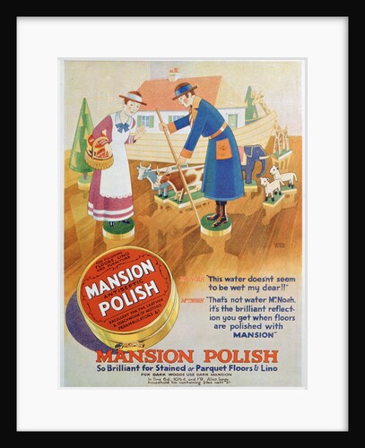 Advert for Mansion antiseptic floor polish by Anonymous