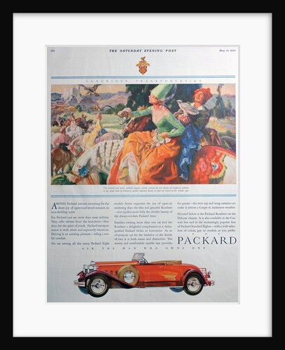 Packard car advert by Anonymous