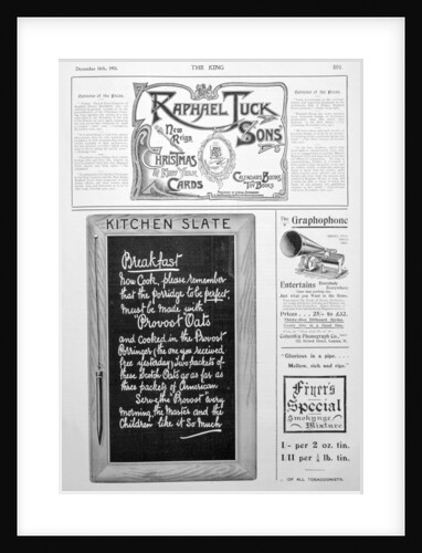 Advertising page from the King magazine by Anonymous