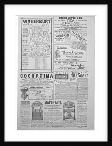 Advertising page from the Yuletide, Christmas annual by Anonymous