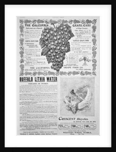 An advertising page in Harper's Bazar, Easter by Anonymous