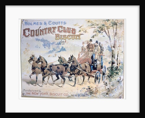 Advert for Holmes and Coutts Country Club Biscuits by Anonymous