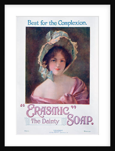 Advert for 'Erasmic' soap by Anonymous